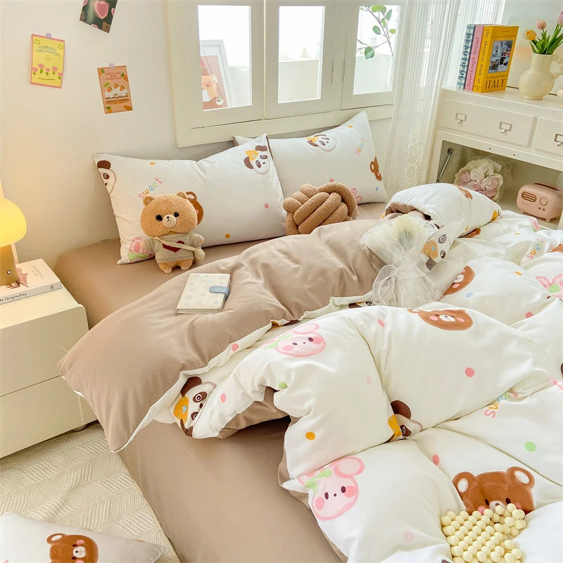 Duvet cover teddy bear