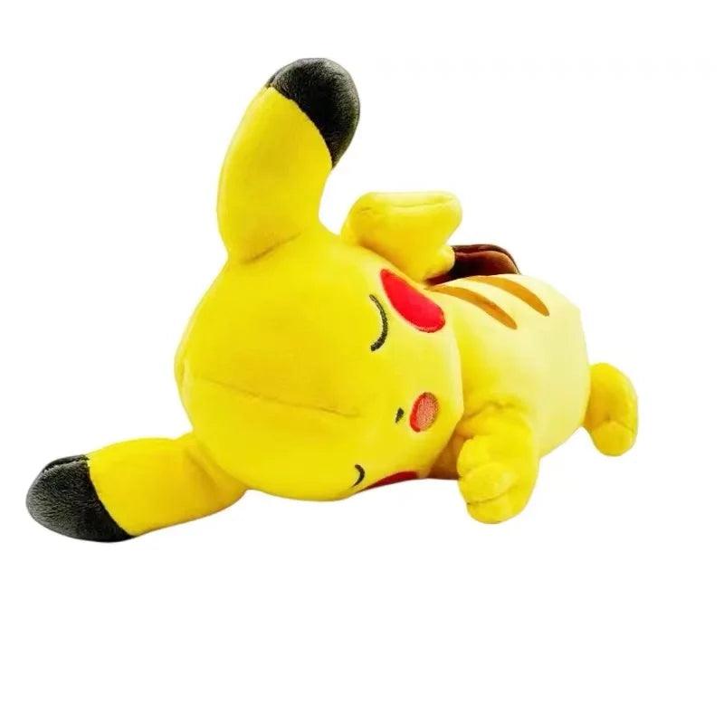 Pikachu plush sleeping