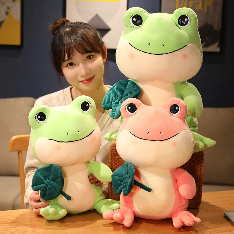 Frog plush toy