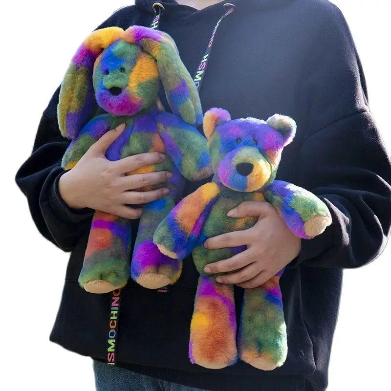 Colourful teddy bear