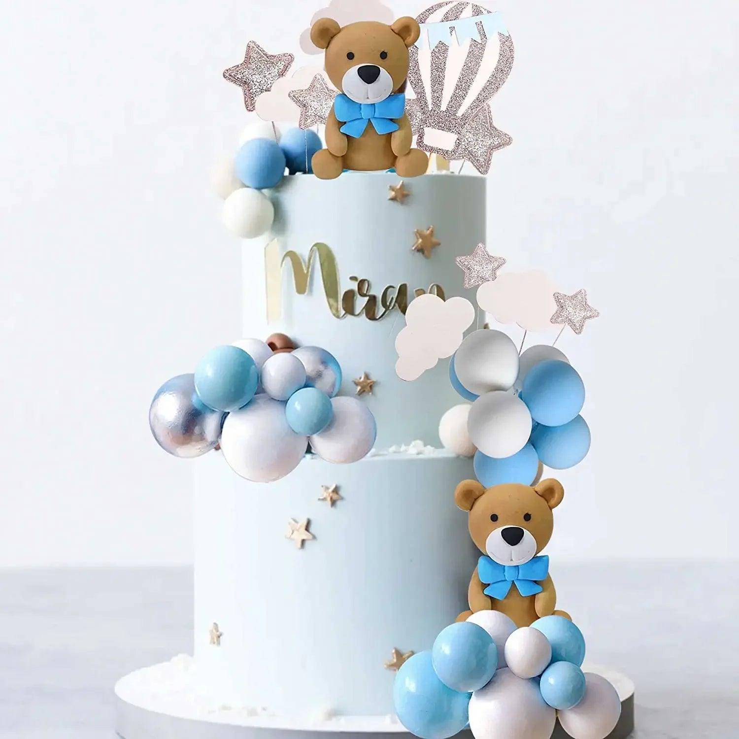 Teddy bear cakes for 1st birthday