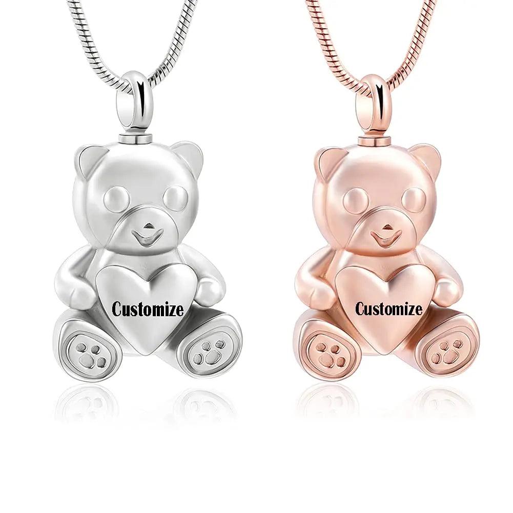 Necklace teddy bear