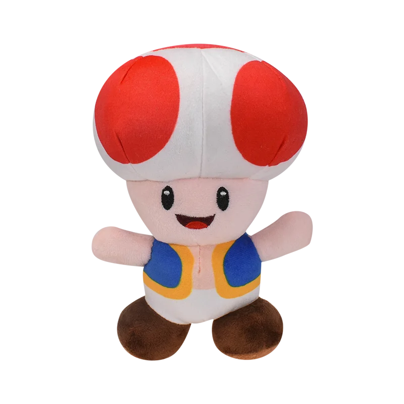 Plush toad mario