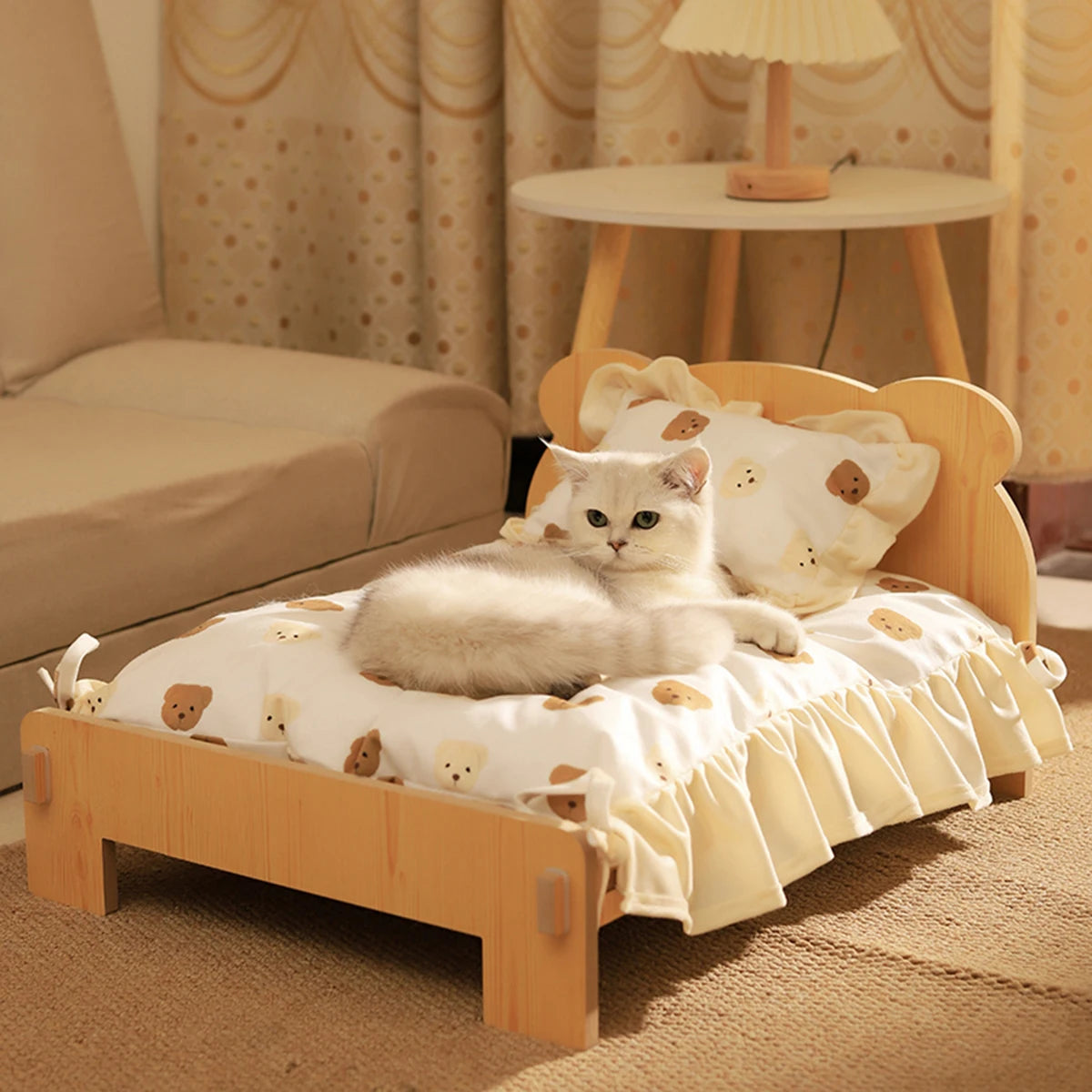 Teddy bear bed frame