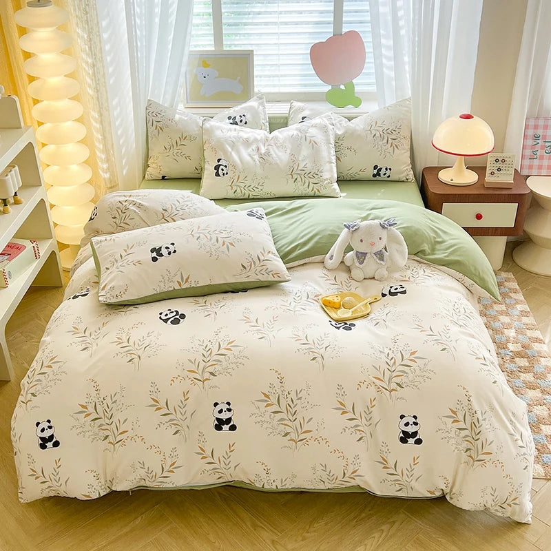 Cream teddy bedding