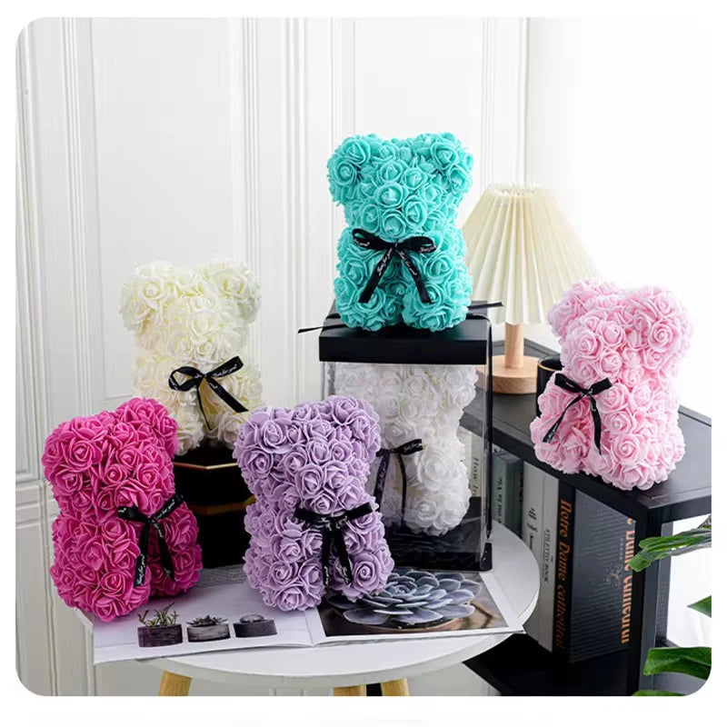 Teddy bear funeral flowers