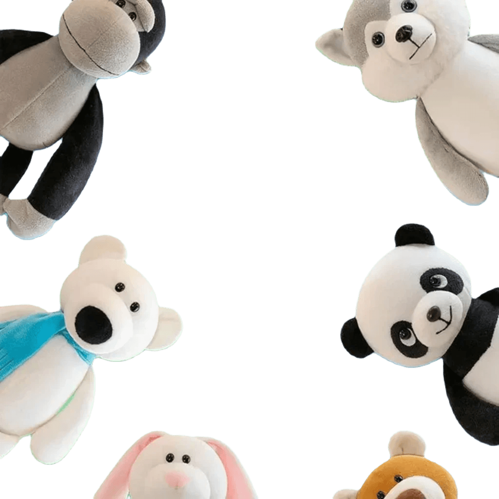 Large plush animals