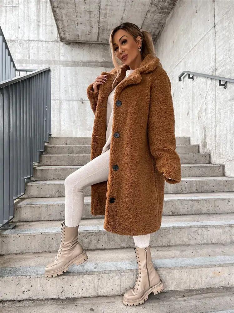 Womens teddy bear coat