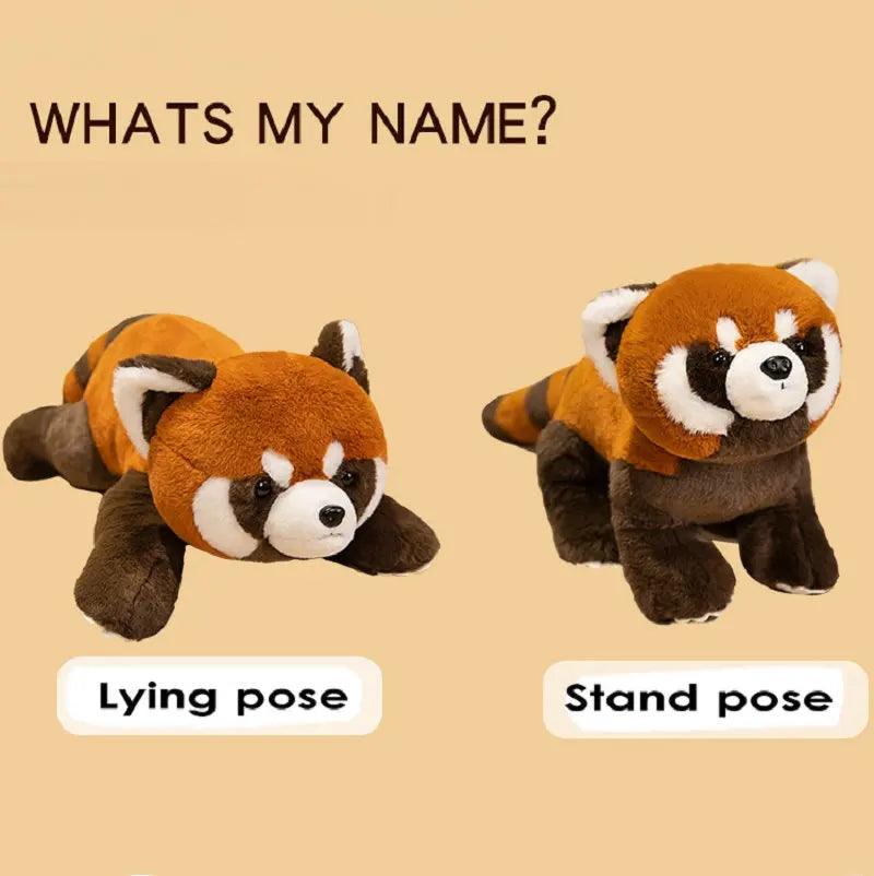 Red panda plush toy