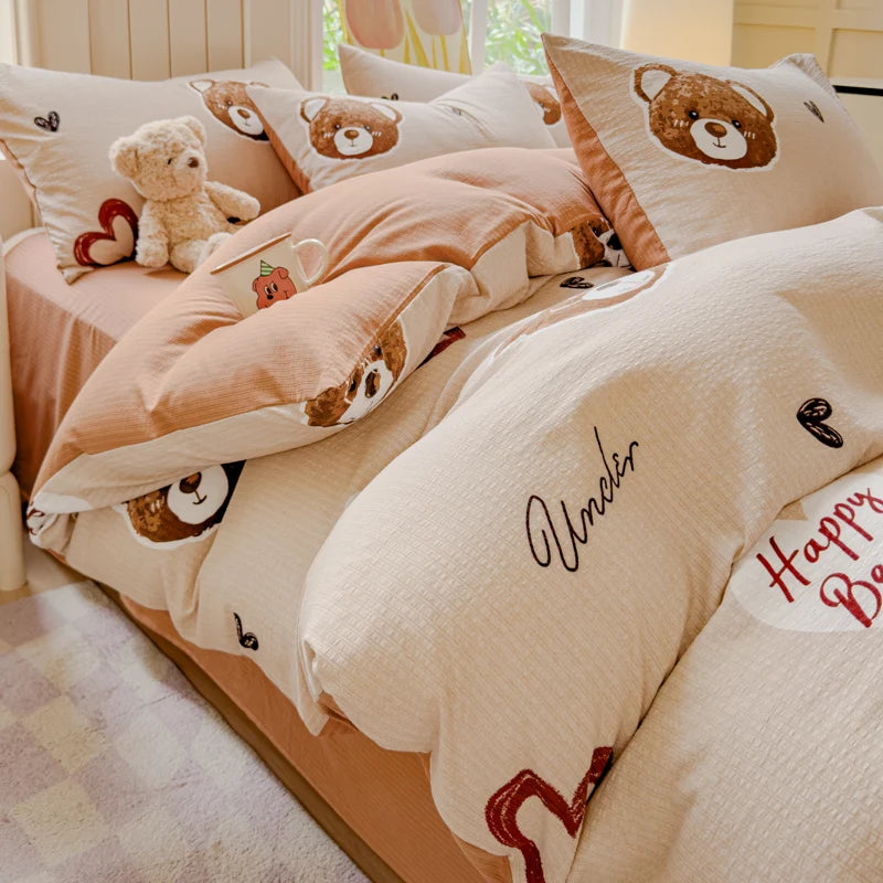 Teddy bear duvet set