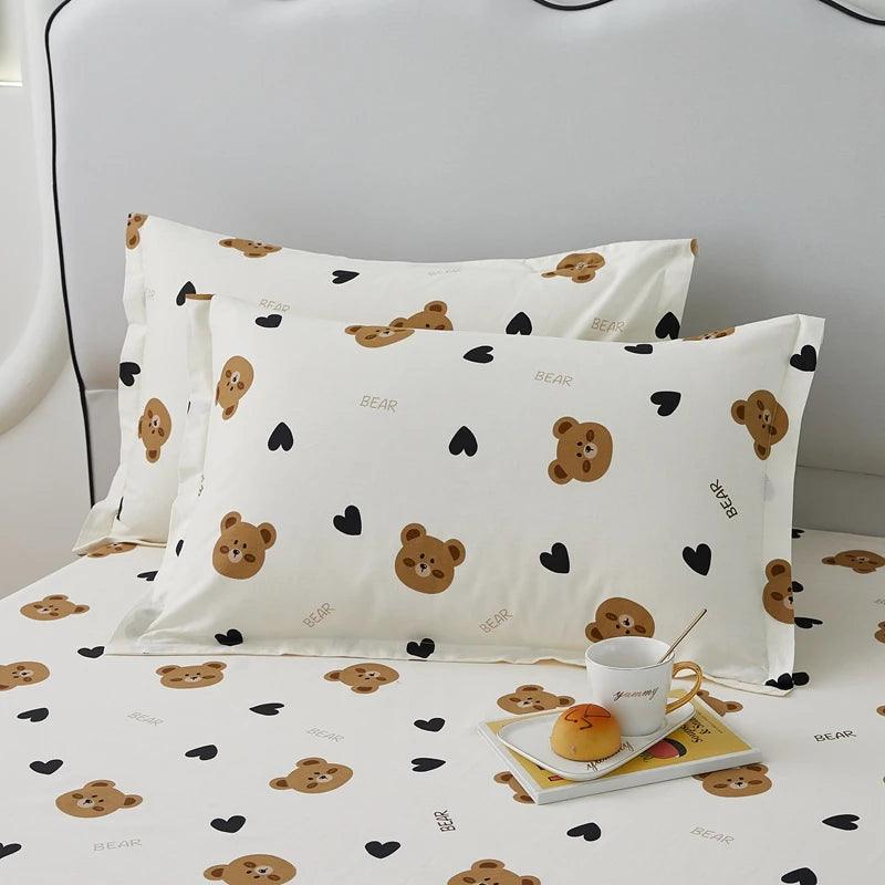 Teddy bear fitted sheet