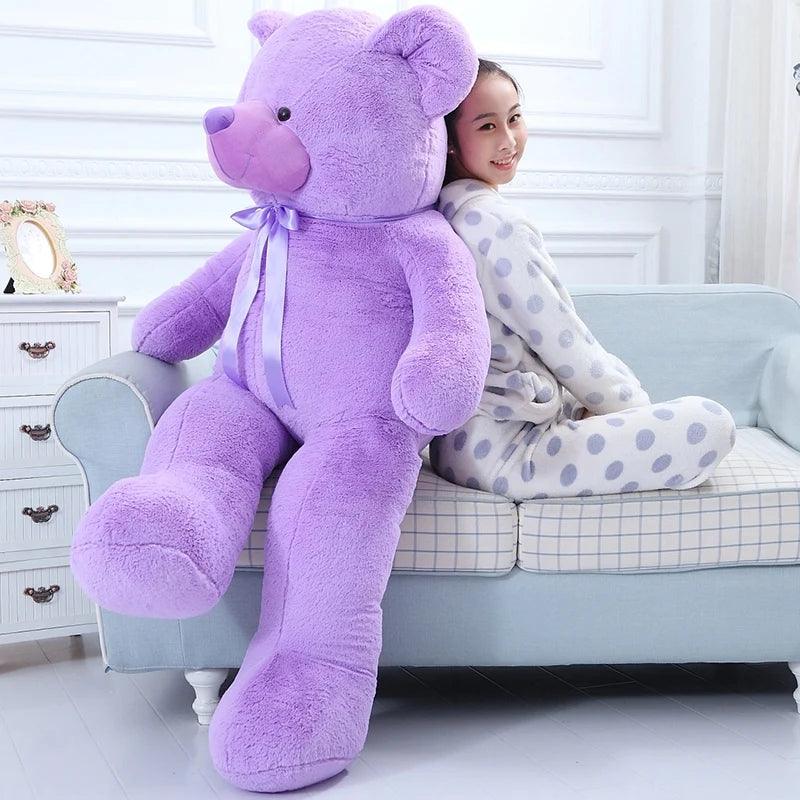 Purple teddy bear