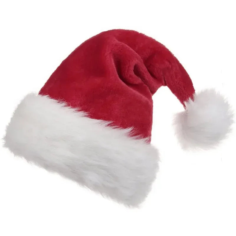 Plush santa hat