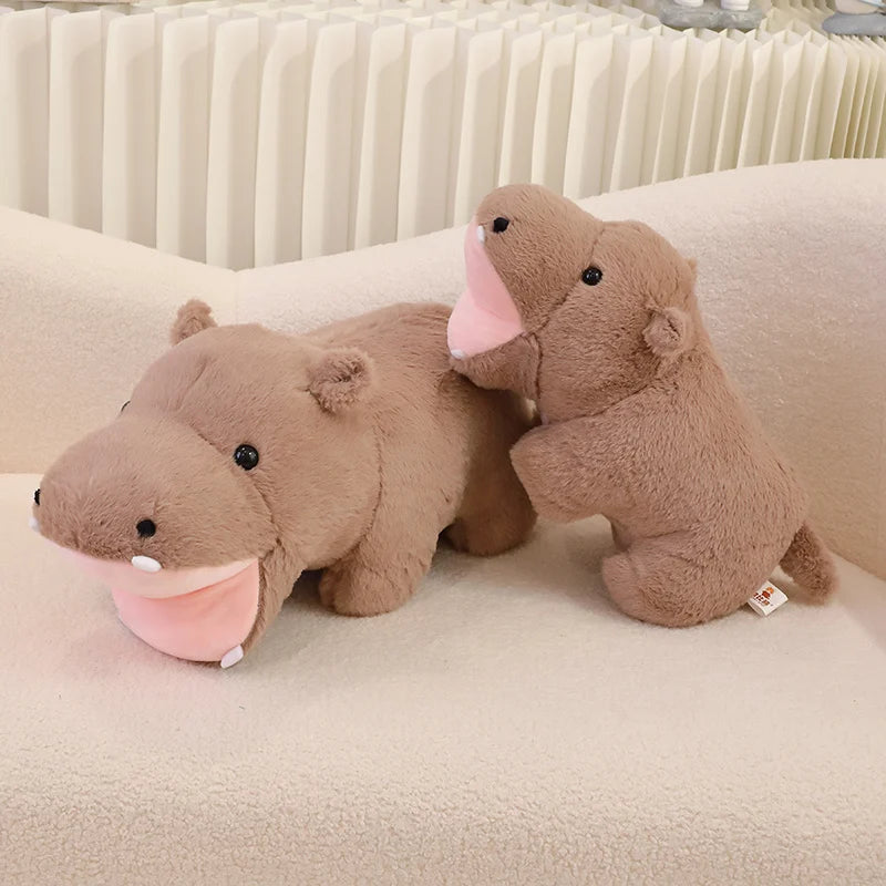 Hippopotamus teddy bears