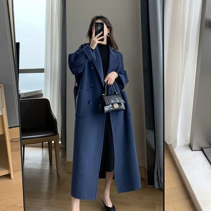 Teddy coat navy