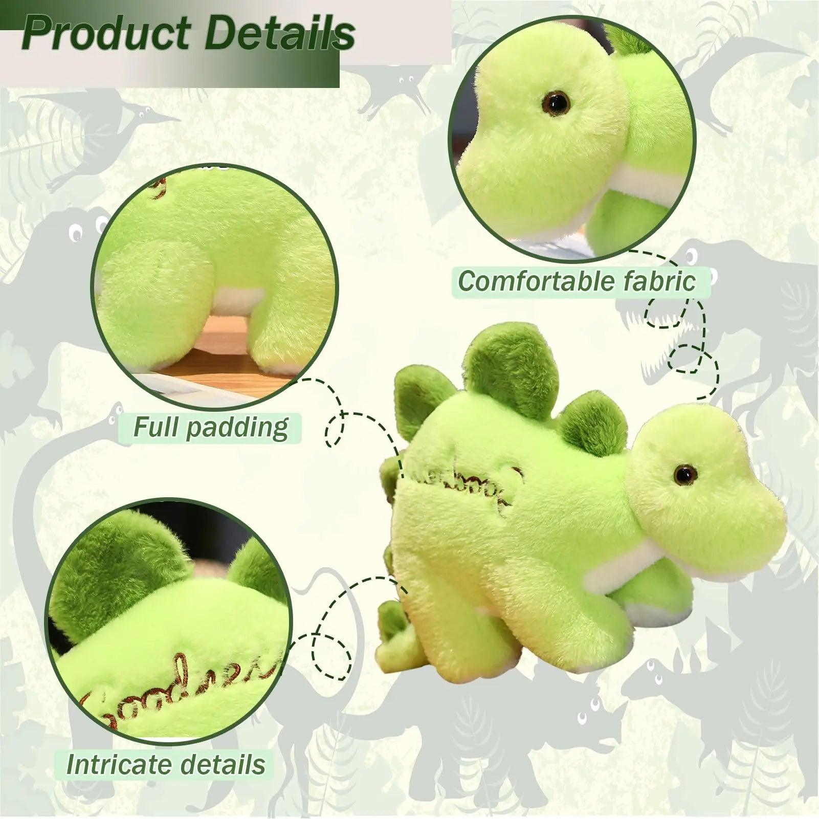 Plush dinosaur stuffed animal