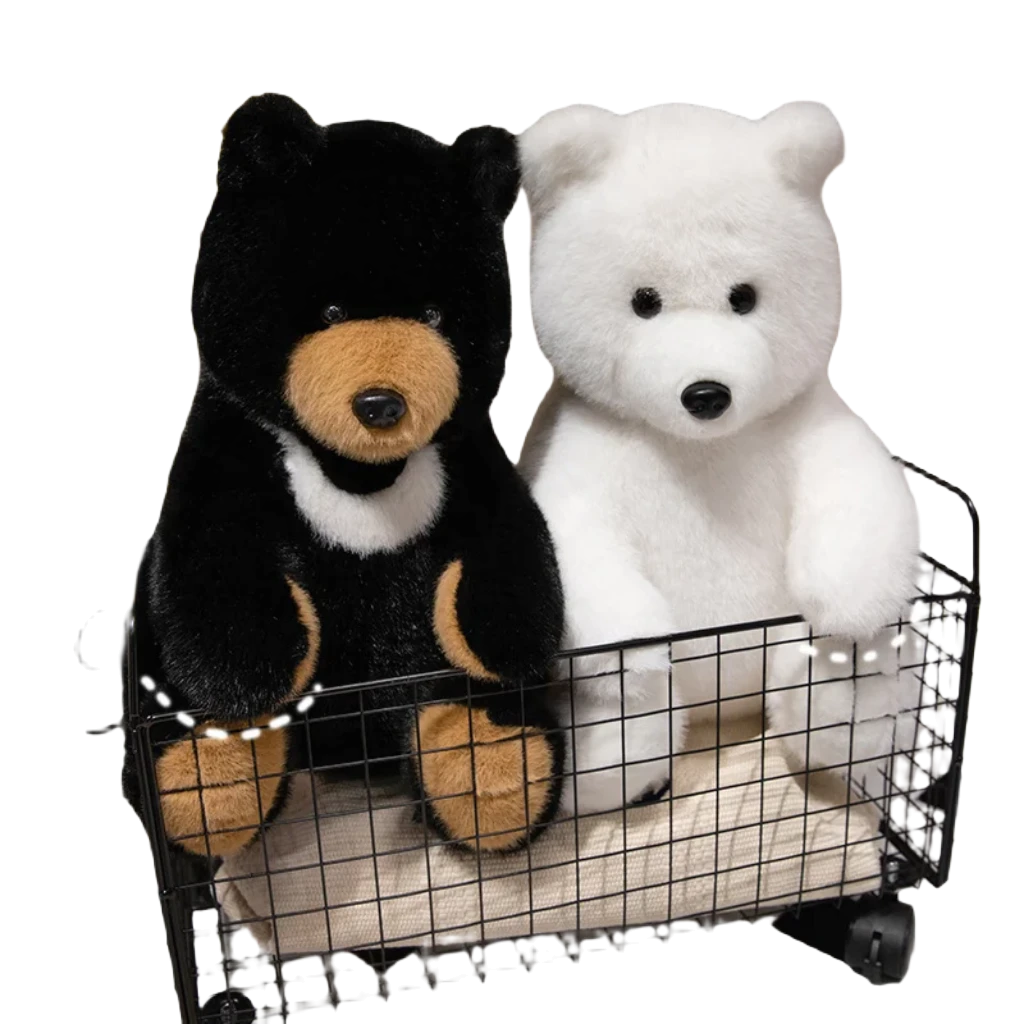 Black teddy bear bedding