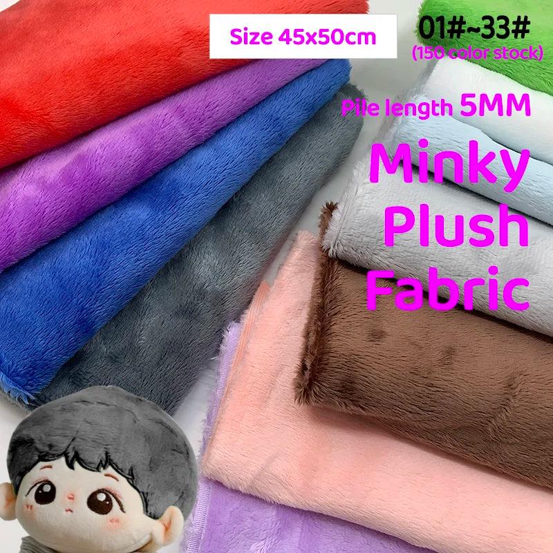 Plush material fabric