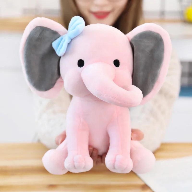 Pink elephant teddy bear