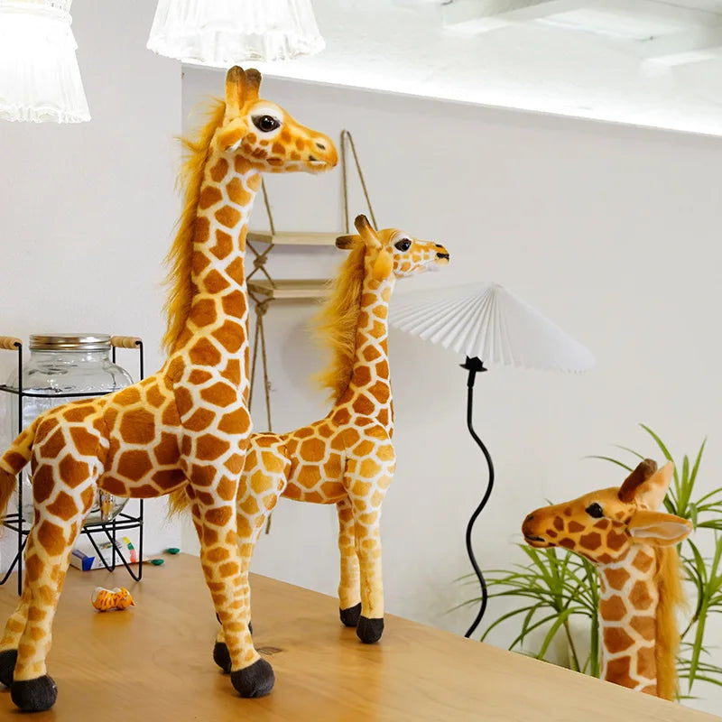 Large giraffe plush toy