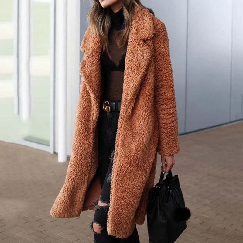 Teddy bear coat womens