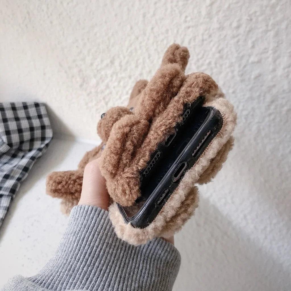 Teddy bear phone case