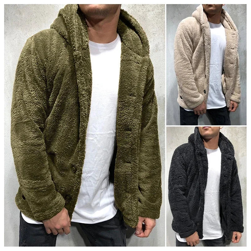 Mens teddy bear fleece