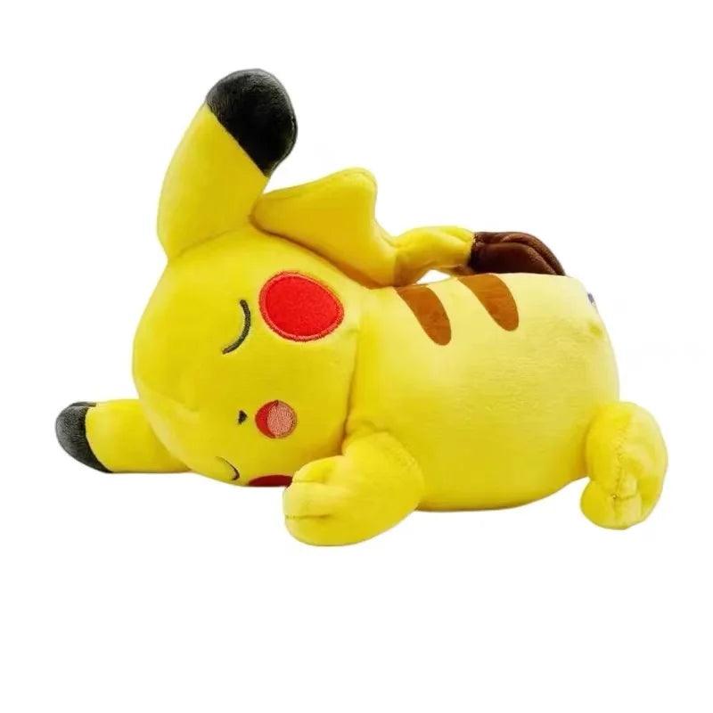 Pikachu plush sleeping