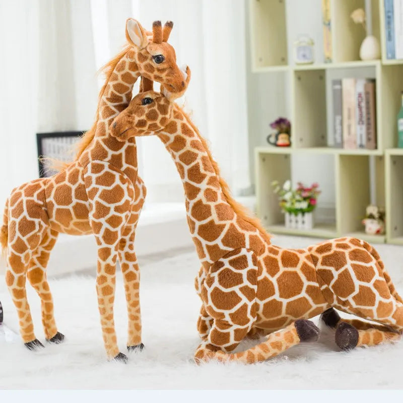 Large giraffe teddy bear