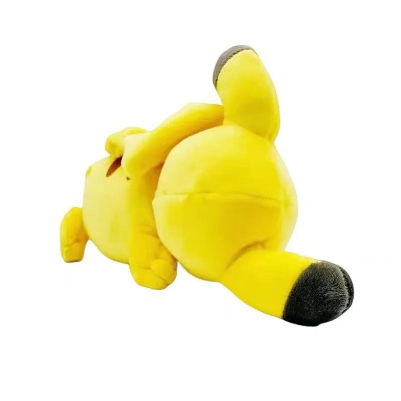 Pikachu plush sleeping