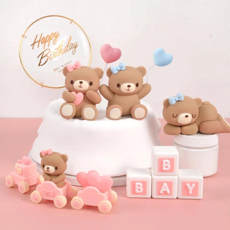 Teddy bear birthday cake