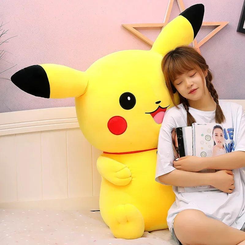 Large pikachu plush toy