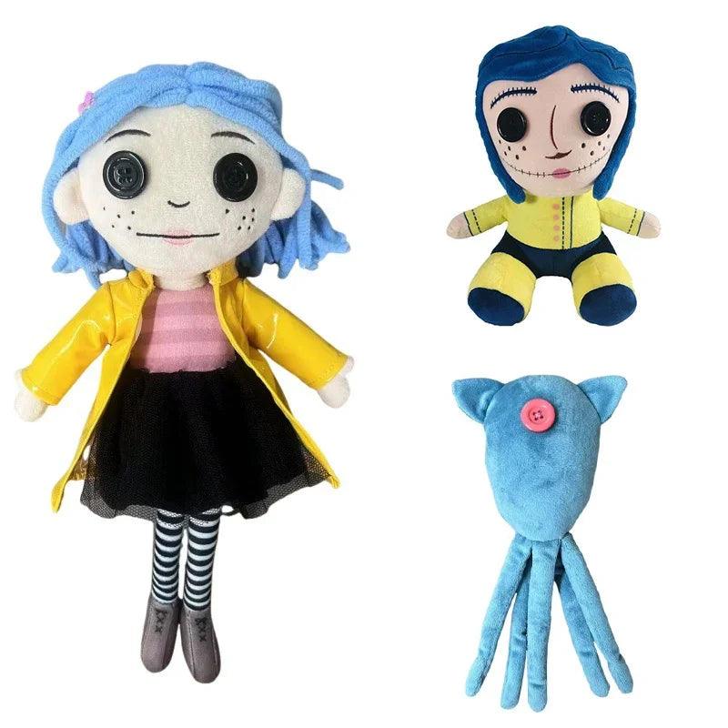 Coraline cat plush