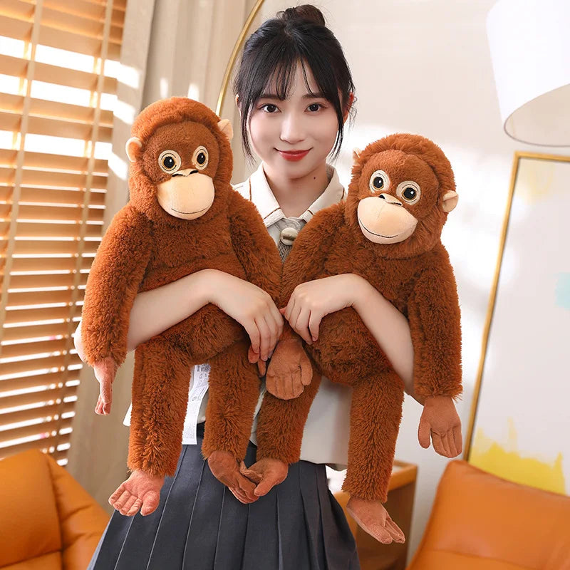 Huge monkey teddy bear