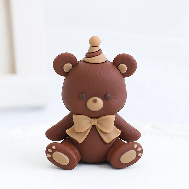 Teddy cake topper