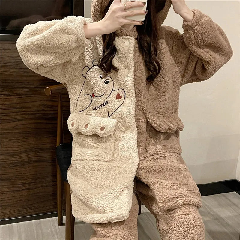 Pajamas teddy bear