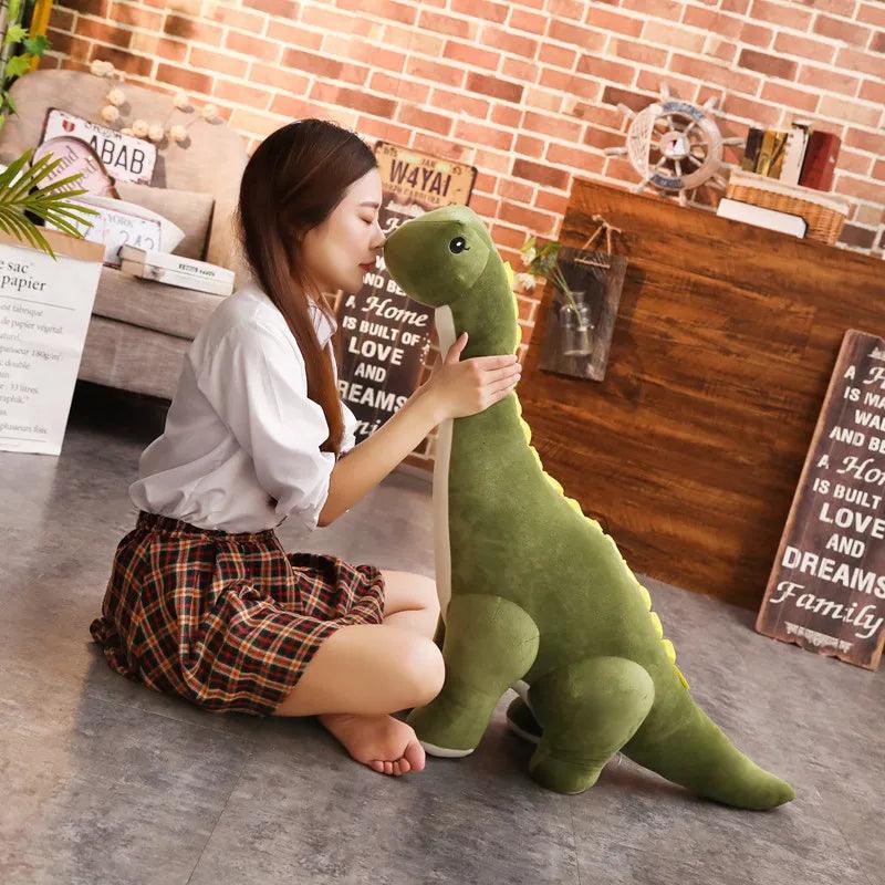 Green dinosaur teddy