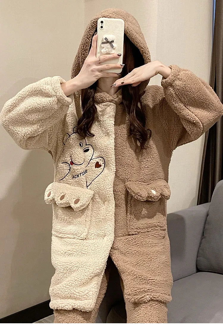 Pajamas teddy bear