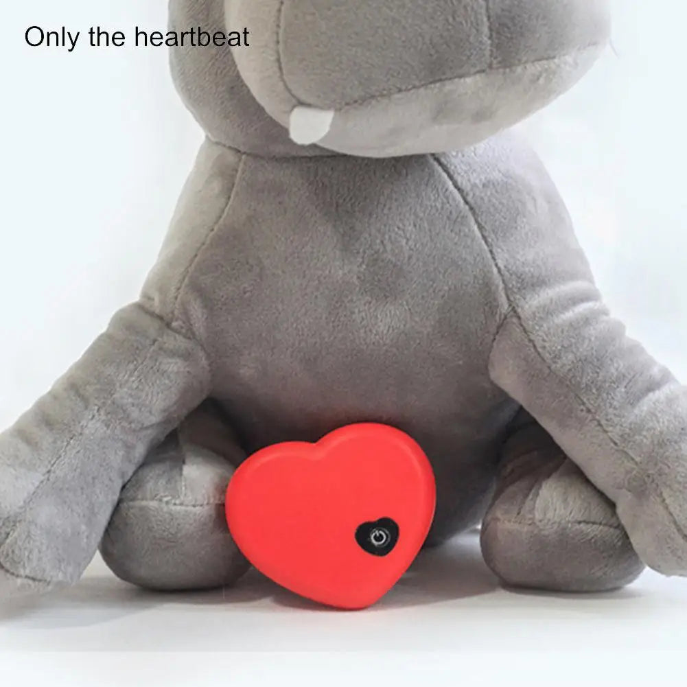 Heart beating teddy