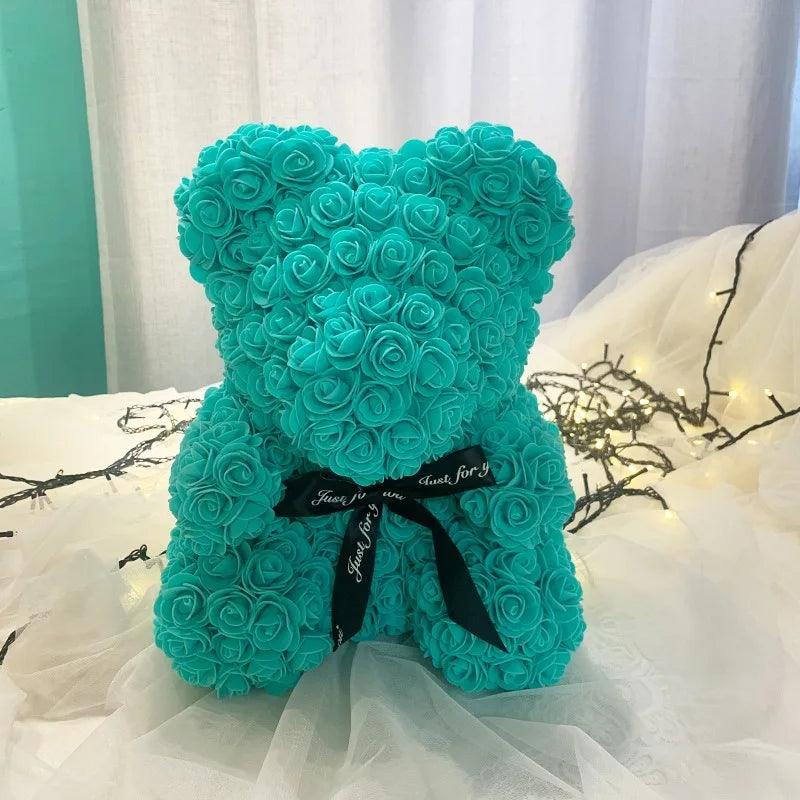 Floral teddy bear