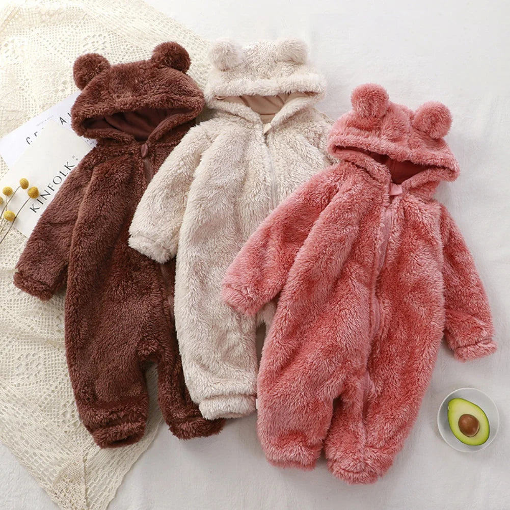 Infant teddy bear onesie