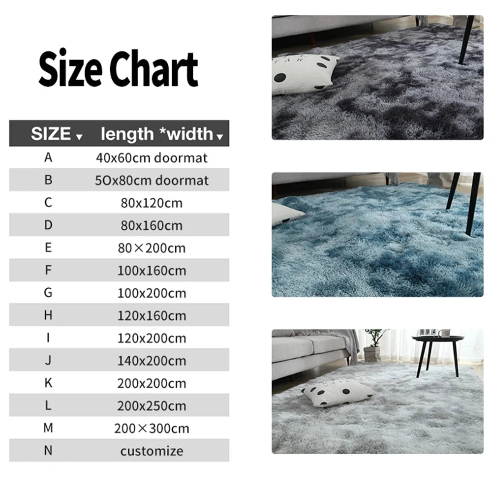 Plush carpet flooring