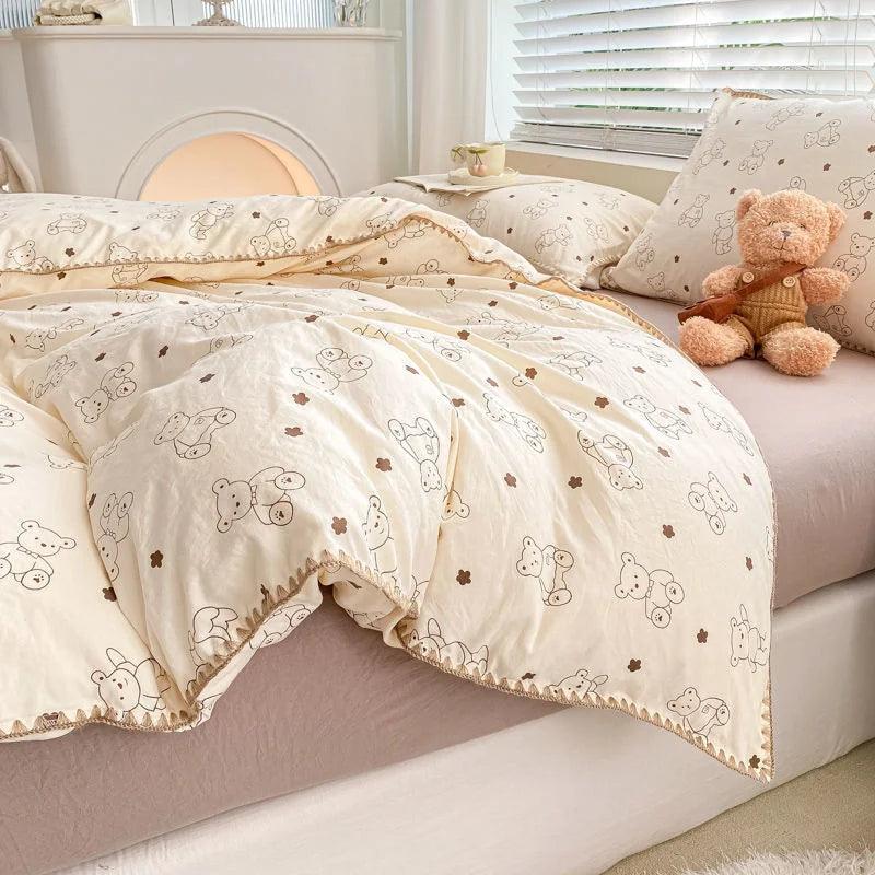 Teddy bear bedding double