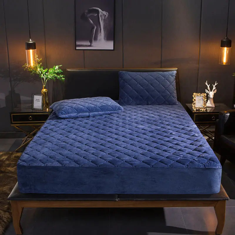 Plush velvet bed