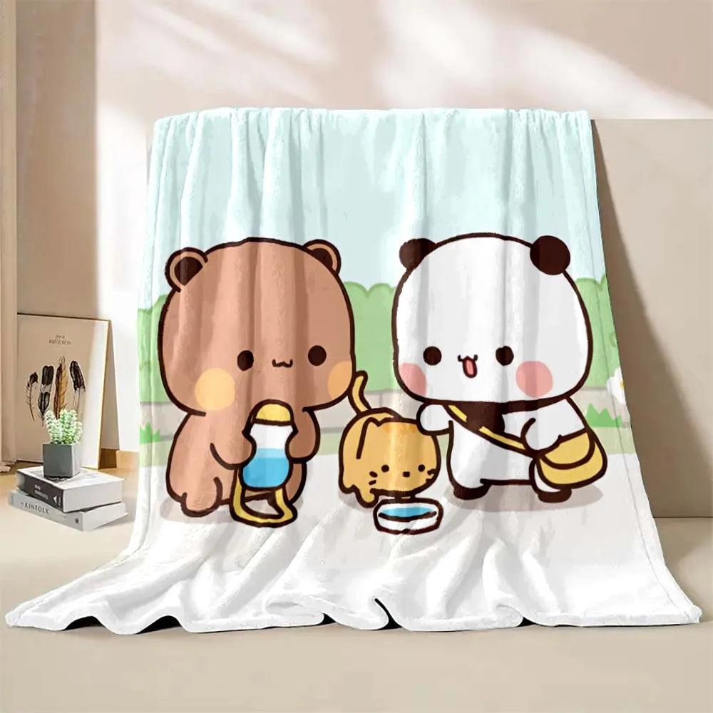 Teddy bear fleece blanket