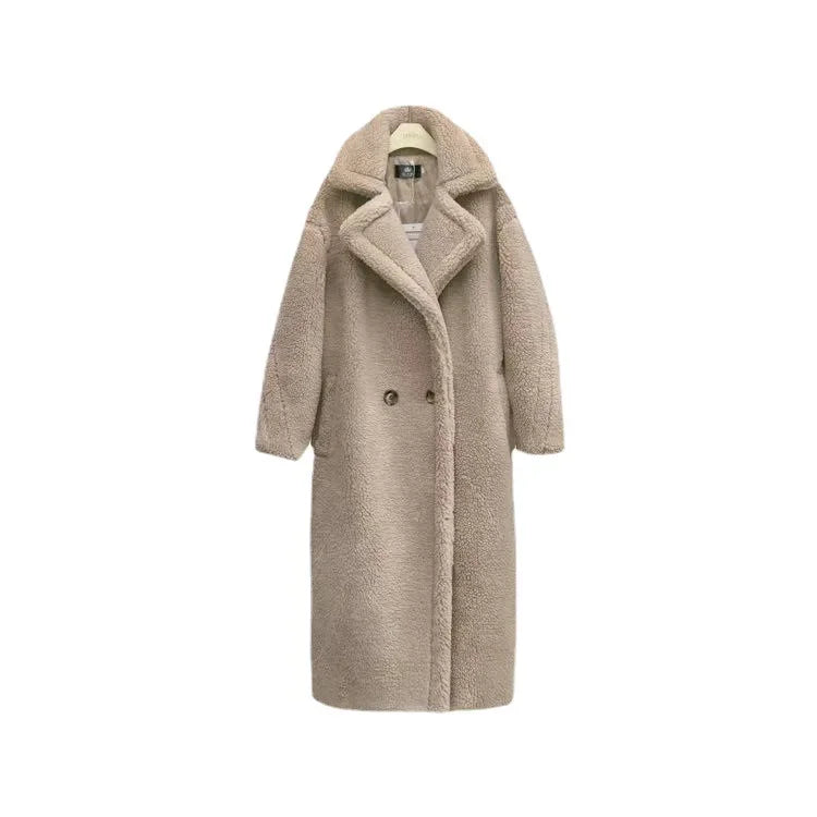 Tan teddy bear coat