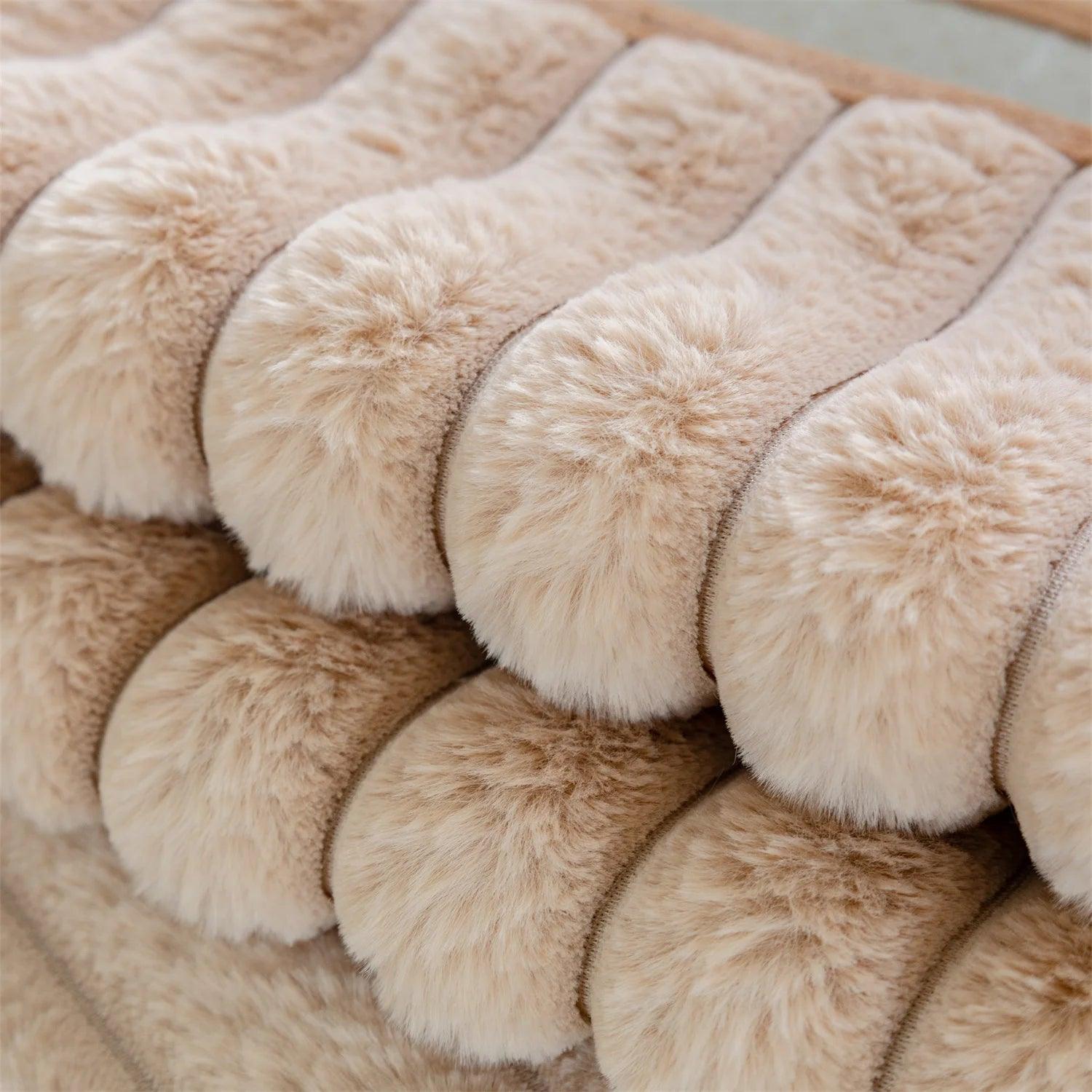 Plush couch covers