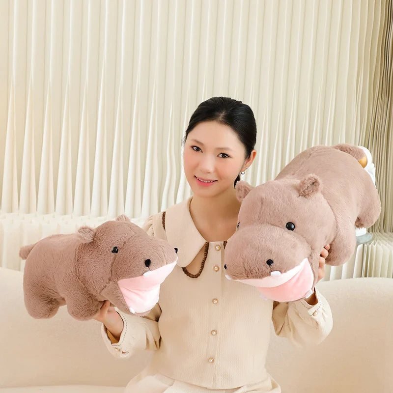 Hippopotamus teddy bears