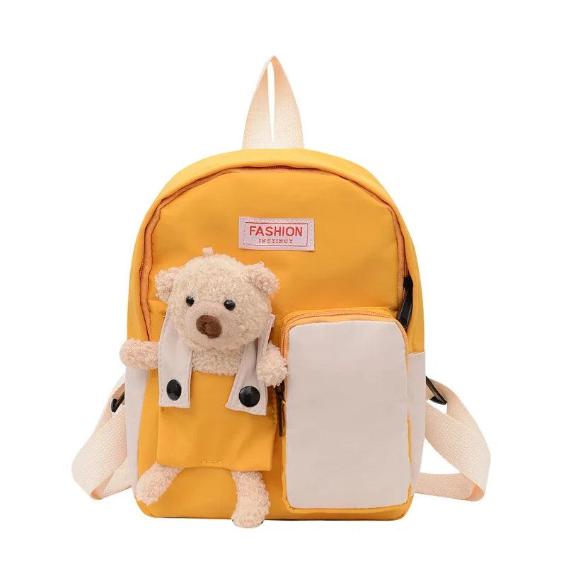 Teddy bear with rucksack