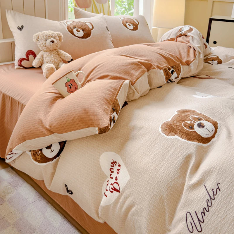 Teddy bear duvet set